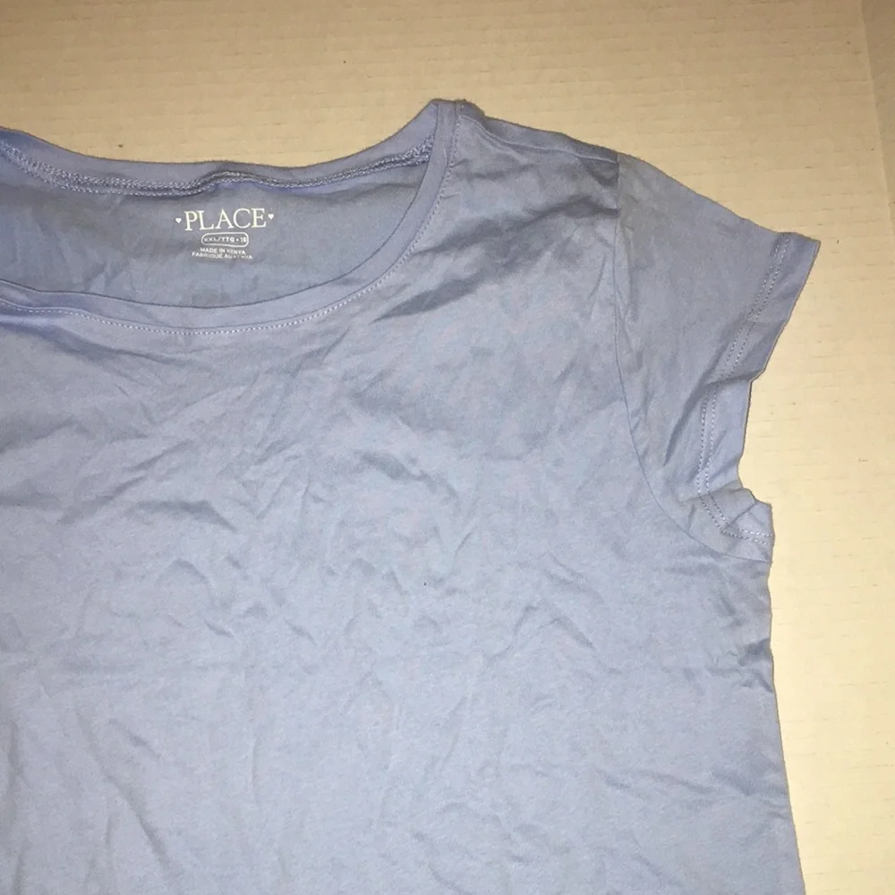 The Children's Place Girls' Light Blue Short Sleeve Tee